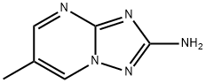 6-甲基-[1,2,4]三唑并[1,5-A]嘧啶-2-胺 结构式