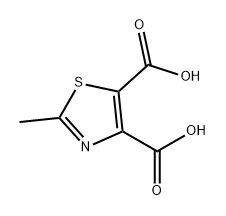 2-甲基噻唑-4,5-二羧酸 结构式