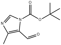 tert-Butyl 5-formyl-4-methyl-1H-imidazole-1-carboxylate 结构式