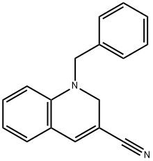 1-Benzyl-1,2-dihydroquinoline-3-carbonitrile 结构式