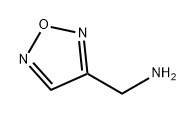 (1,2,5-噁二唑-3-基)甲胺 结构式