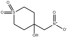 2H-Thiopyran-4-ol, tetrahydro-4-(nitromethyl)-, 1,1-dioxide 结构式