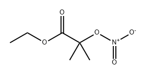 Propanoic acid, 2-methyl-2-(nitrooxy)-, ethyl ester 结构式