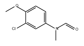 Formamide, N-(3-chloro-4-methoxyphenyl)-N-methyl- 结构式