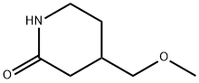 2-Piperidinone, 4-(methoxymethyl)- 结构式