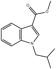 1-异丁基吲哚-3-甲酸甲酯 结构式