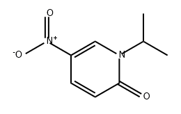 1-异丙基-5-硝基吡啶-2(1H)-酮 结构式