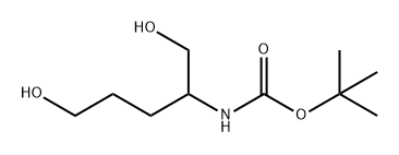 Carbamic acid, [4-hydroxy-1-(hydroxymethyl)butyl]-, 1,1-dimethylethyl ester (9CI) 结构式