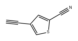 4-乙炔基噻吩-2-甲腈 结构式