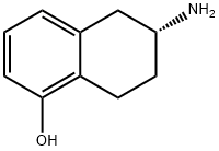 (6R)-6-氨基-5,6,7,8-四氢-1-萘酚 结构式