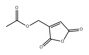 2,5-Furandione, 3-[(acetyloxy)methyl]- 结构式