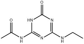 Acetamide, N-[4-(ethylamino)-1,6-dihydro-6-oxo-1,3,5-triazin-2-yl]- 结构式