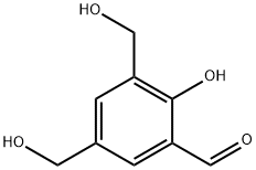 2-羟基-3,5-(羟甲基)苯甲醛 结构式