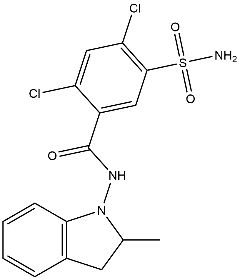 吲达帕胺杂质35 结构式