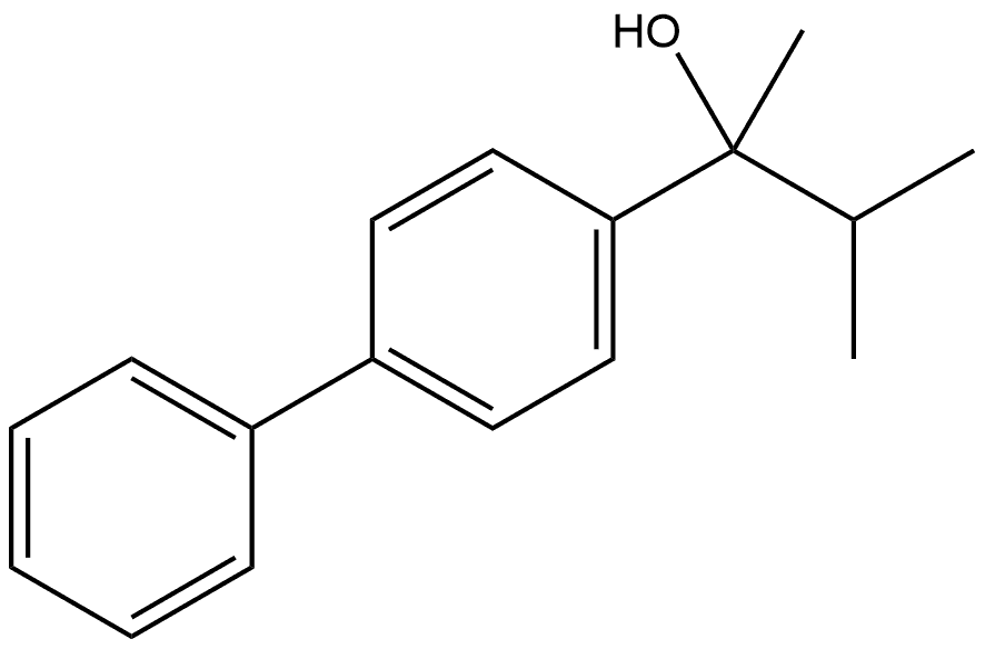 α-Methyl-α-(1-methylethyl)[1,1'-biphenyl]-4-methanol 结构式