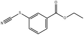 3-硫氰基苯甲酸乙酯 结构式