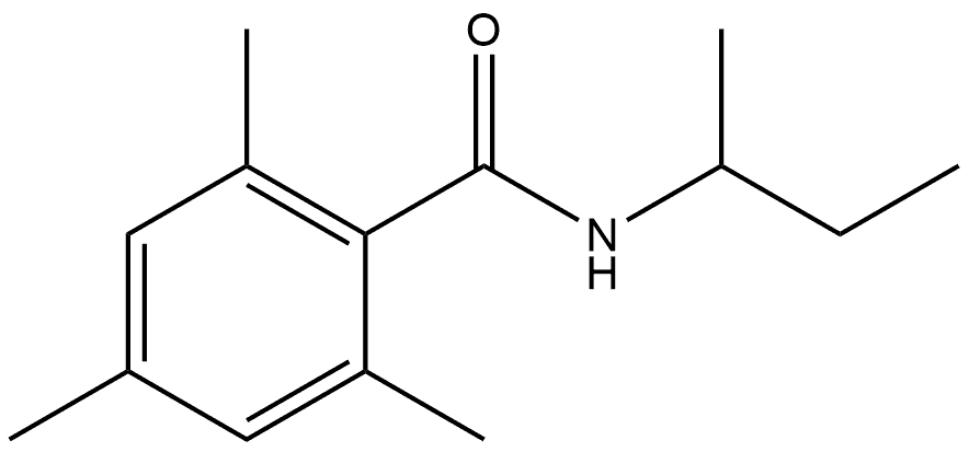 2,4,6-Trimethyl-N-(1-methylpropyl)benzamide 结构式