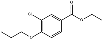 ethyl 3-chloro-4-propoxybenzoate 结构式