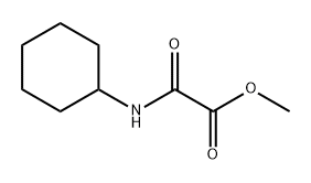 Acetic acid, 2-(cyclohexylamino)-2-oxo-, methyl ester 结构式