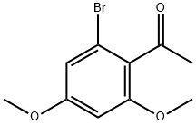 1-(2-bromo-4,6-dimethoxyphenyl)ethan-1-one 结构式