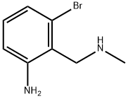 Benzenemethanamine, 2-amino-6-bromo-N-methyl- 结构式