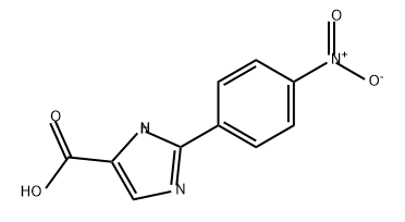 1H-Imidazole-5-carboxylic acid, 2-(4-nitrophenyl)- 结构式
