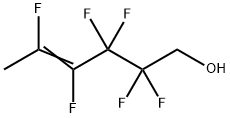 4-Hexen-1-ol, 2,2,3,3,4,5-hexafluoro- 结构式