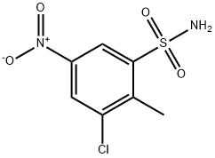 Benzenesulfonamide, 3-chloro-2-methyl-5-nitro- 结构式