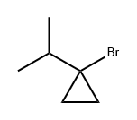 1-溴-1-异丙基环丙烷 结构式