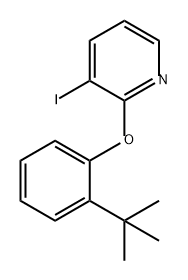 Pyridine, 2-[2-(1,1-dimethylethyl)phenoxy]-3-iodo- 结构式