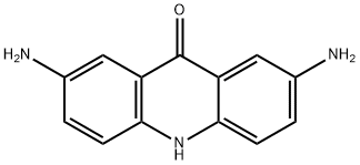 9(10H)-Acridinone, 2,7-diamino- 结构式