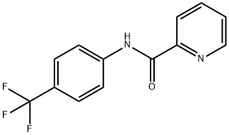 2-Pyridinecarboxamide, N-[4-(trifluoromethyl)phenyl]- 结构式