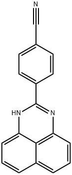 Benzonitrile, 4-(1H-perimidin-2-yl)- 结构式