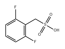 Benzenemethanesulfonic acid, 2,6-difluoro- 结构式