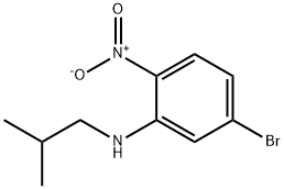 5-bromo-N-isobutyl-2-nitroaniline 结构式