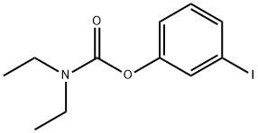 Carbamic acid, N,N-diethyl-, 3-iodophenyl ester 结构式