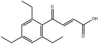 2-Butenoic acid, 4-oxo-4-(2,4,6-triethylphenyl)-, (2E)- 结构式
