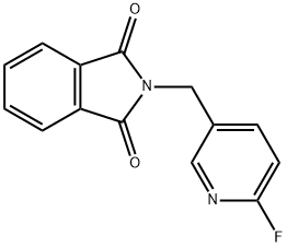 2-((6-氟吡啶-3-基)甲基)异吲哚啉-1,3-二酮 结构式