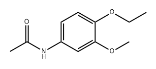 Acetamide, N-(4-ethoxy-3-methoxyphenyl)- 结构式