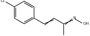 3-BUTEN-2-ONE, 4-(4-CHLOROPHENYL)-, OXIME 结构式