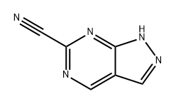 1H-Pyrazolo[3,4-d]pyrimidine-6-carbonitrile 结构式