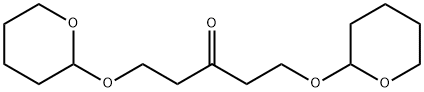 3-Pentanone, 1,5-bis[(tetrahydro-2H-pyran-2-yl)oxy]- 结构式