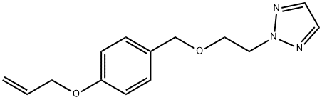 2H-1,2,3-Triazole, 2-[2-[[4-(2-propen-1-yloxy)phenyl]methoxy]ethyl]- 结构式