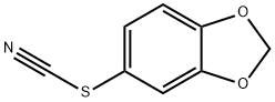 Thiocyanic acid, 1,3-benzodioxol-5-yl ester 结构式