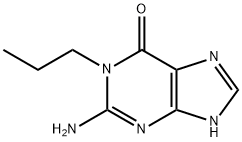 6H-Purin-6-one, 2-amino-1,9-dihydro-1-propyl- 结构式
