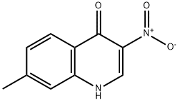 7-Methyl-3-nitroquinolin-4(1H)-one 结构式