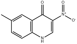 6-Methyl-3-nitroquinolin-4(1H)-one 结构式