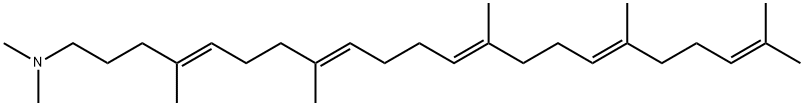 2-aza-2-dihydrosqualene 结构式