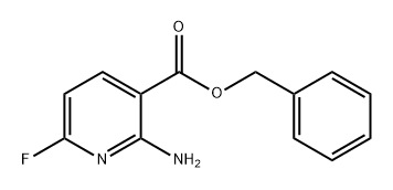 2-氨基-6-氟烟酸苄酯 结构式