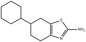 2-Benzothiazolamine, 6-cyclohexyl-4,5,6,7-tetrahydro- 结构式